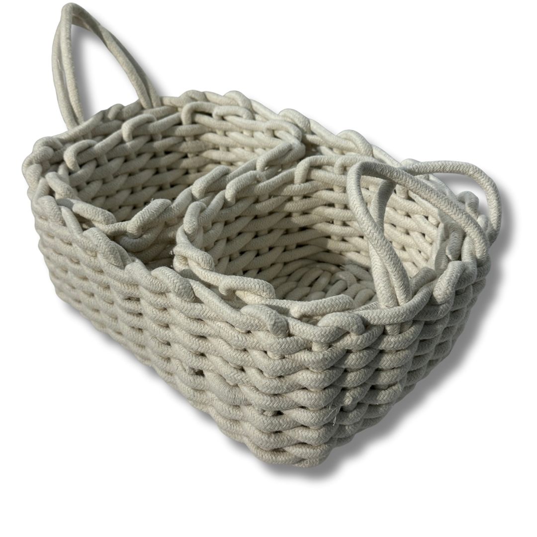 SET DE TRES PIEZAS CORDON CRUDO